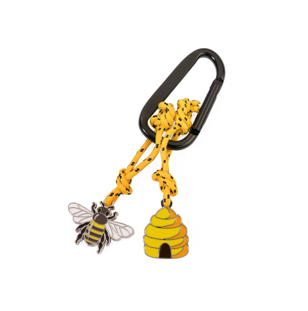 [TROIKA] MAJA 꿀벌 카라비너 키홀더 (KR23-01/BK)